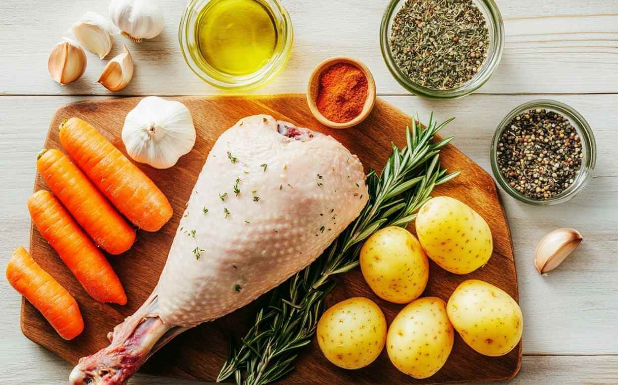 Cuisse de Dinde au Four Moelleuse - purerecette