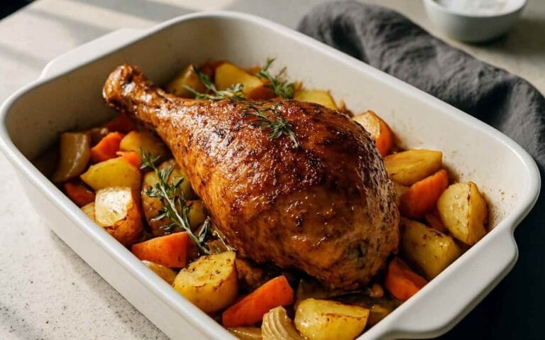 Cuisse de Dinde au Four Moelleuse - purerecette